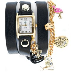 Часы женские La Mer Collections, цвет: Чёрный