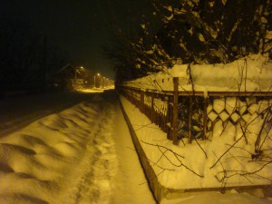 В Сербии зимой