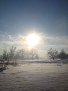 Зимнее солнце