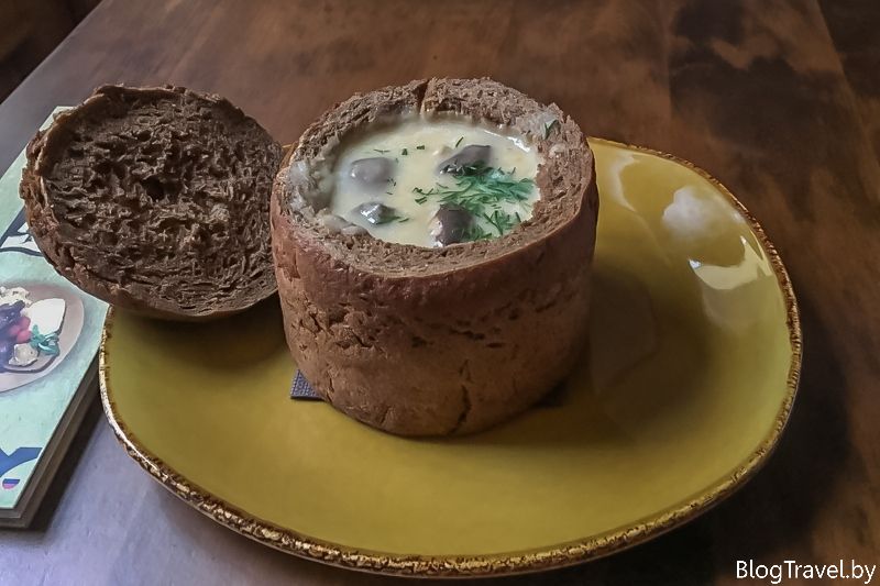 Литовский суп в хлебе Литовская кухня