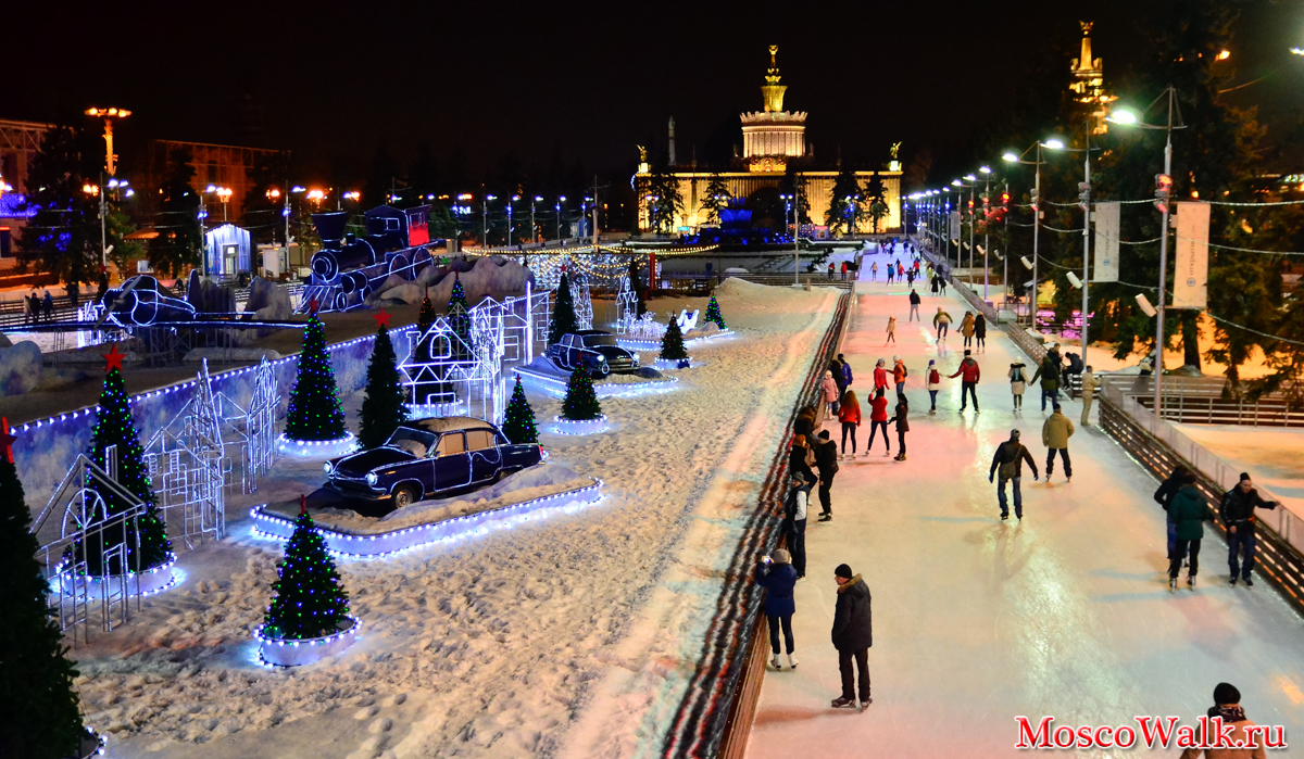 Куда сходить зимой. Каток ВДНХ, Москва. Парк ВДНХ каток. Каток ВДНХ площадь катка. ВДНХ зимой каток.