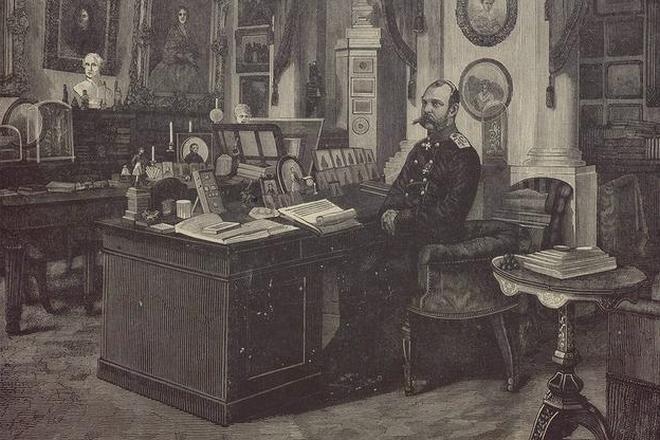 Александр II в своём кабинете Александр II в своём кабинете