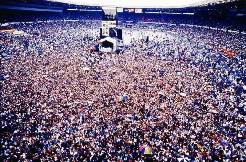 Майкл Джексон на стадионе "Динамо"