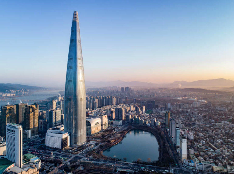 Lotte World Tower в Сеуле