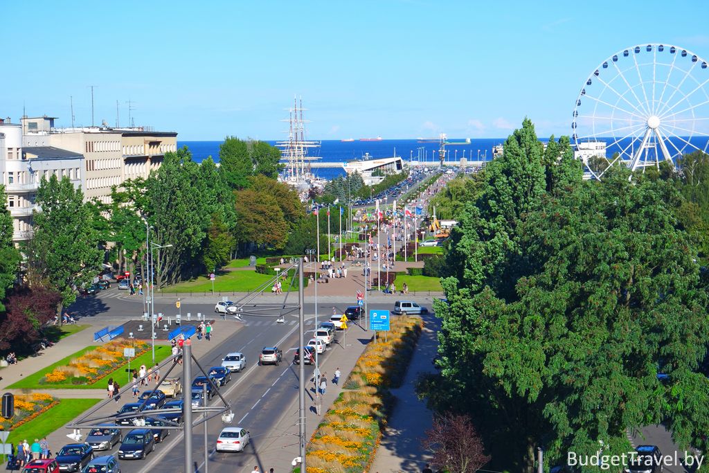 Вид с обзорной площадки Gdynia InfoBox
