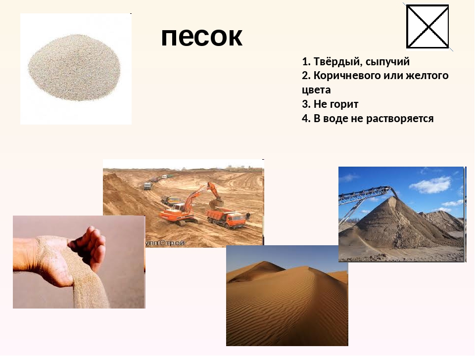 Ископаемое песок