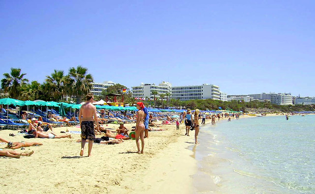 Пляж Пантаху. Кипр. Пляжи Айя-Напы