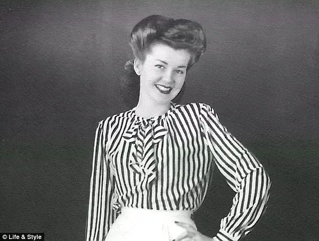 Beauty queen: Georgia as a young starlet in Hollywood