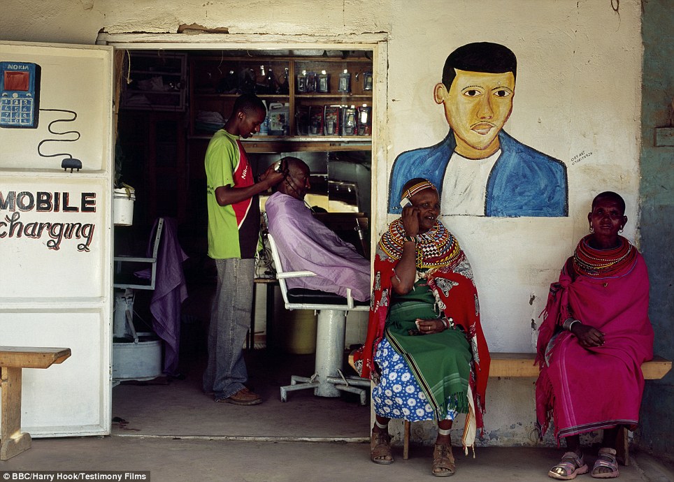 Barbershop, northern Kenya, 2010