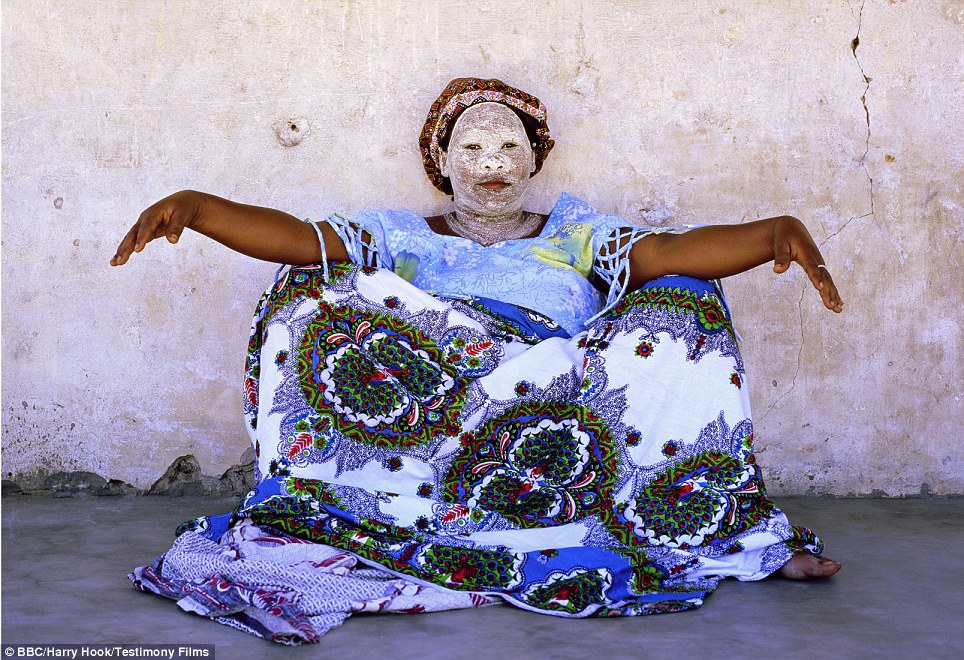 A Makua woman photographed in Mozambique in 2008