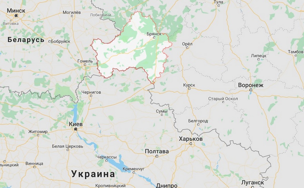 Карта брянск украина