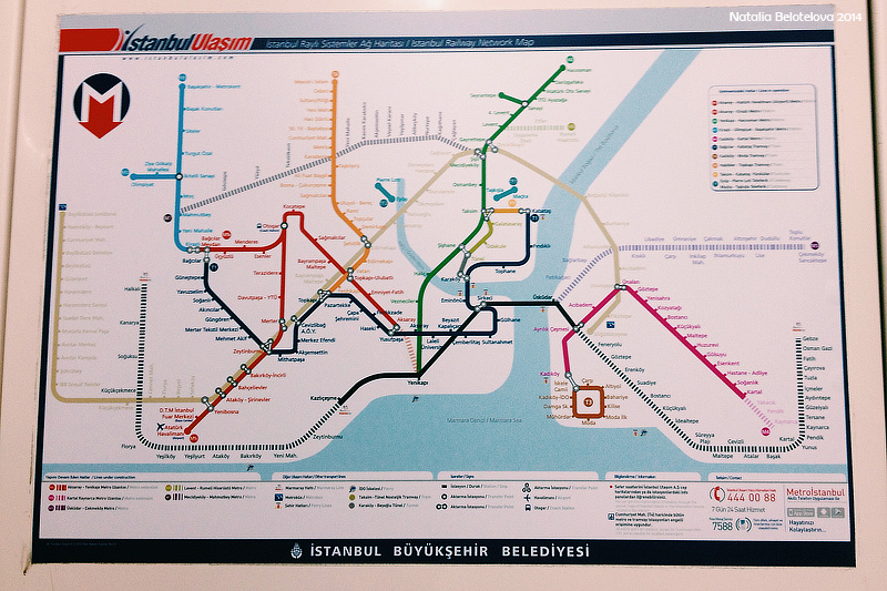 Какое метро в стамбуле