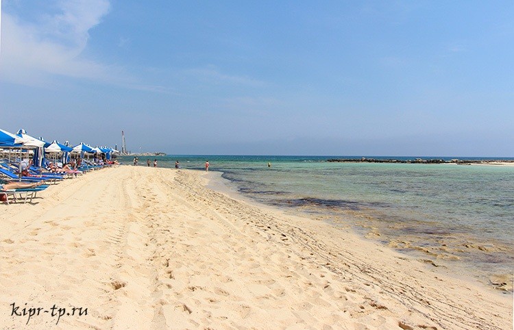Пляж Айя-Фекла (Айя-Текла, Agia Thekla Beach)