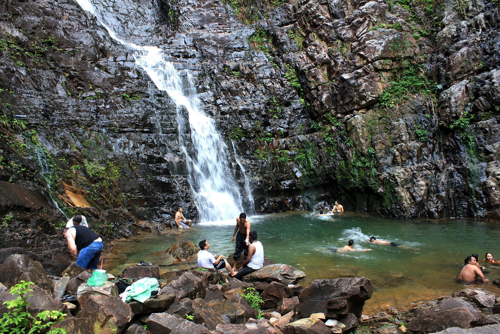 Один из водопадов на острове Лангкави