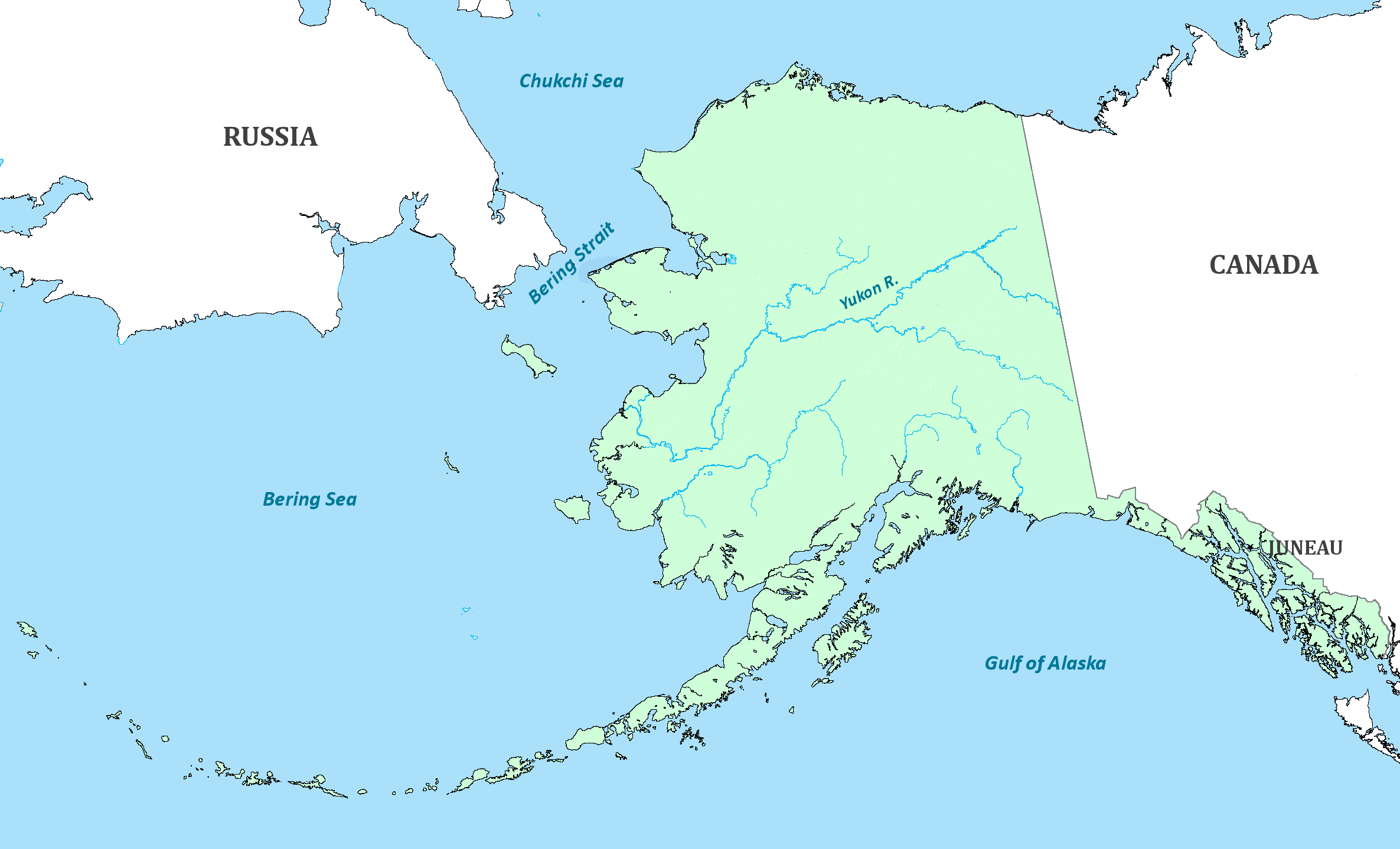 Северная америка залив аляска. Залив Аляска на контурной карте. Чукотка и Аляска на карте. Полуостров Аляска на контурной карте. Залив Аляска на карте.
