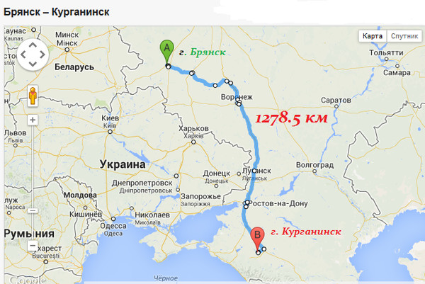 Брянск граница украины км