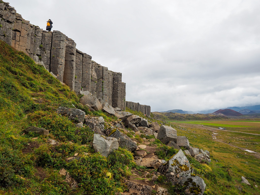Basalt columns in Iceland