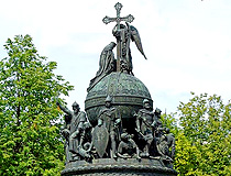The Millennium of Russia monument in Veliky Novgorod
