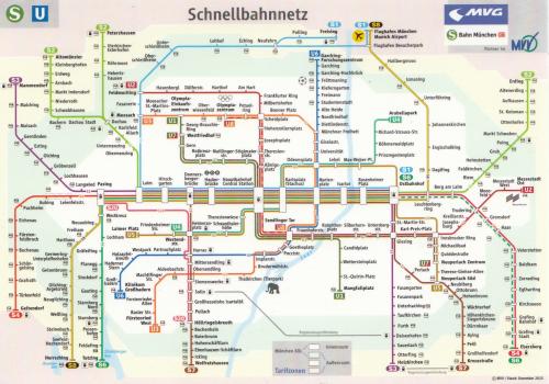 Метро мюнхена карта на русском