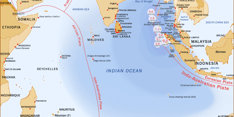 Индийский океан в фактах