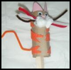 How
  to Make a Tiger Craft Stick Puppet