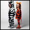 Tiger and Zebra Costumes : How to Make Zebra Costumes