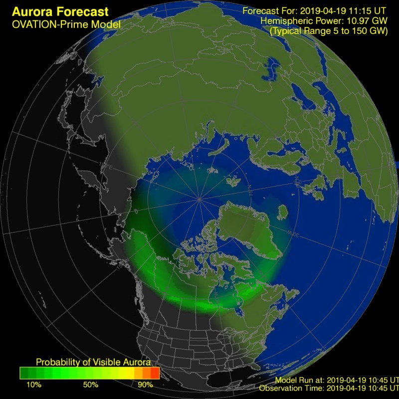 Online translation of the aurora borealis