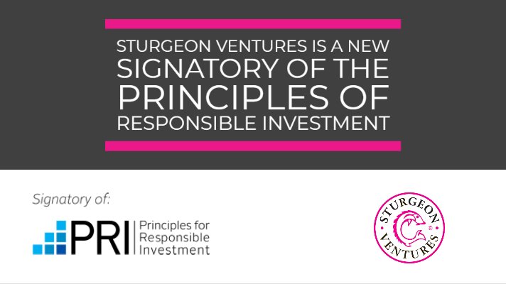 Sturgeon Ventures signs PRI