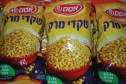 Typical items in an Israeli supermarket